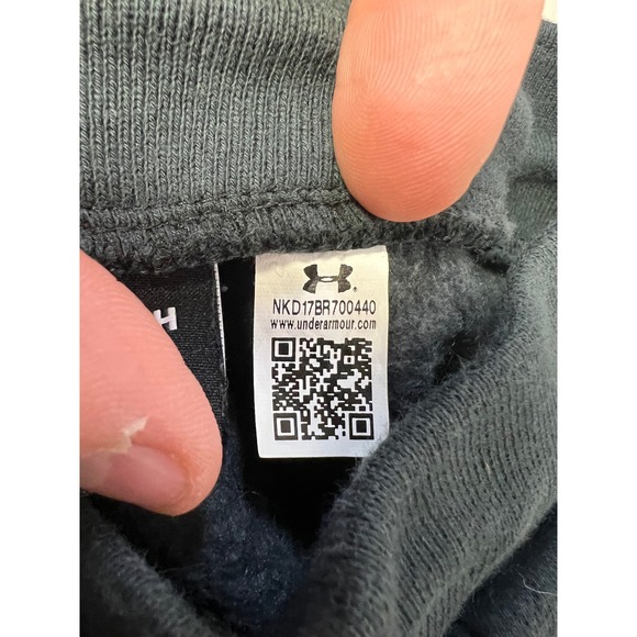 Under Armour SC30 Youth S Jogger Sweatpants Black Loose Drawstring Athletic J5 - Picture 5 of 9